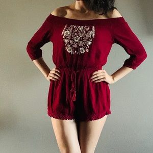 Abercrombie & Fitch Off the shoulder Romper